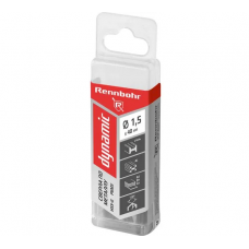 Сверло по металлу  ЦХ, 1,5х40мм, HSS-G, P6M5, 20шт/уп, RENNBOHR DYNAMIC PROM